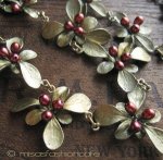 マイケルミショー ネックレス 真珠バーベリー