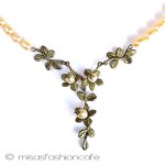 マイケルミショー　再販 真珠の花　ネックレス