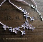 マイケルミショー ネックレス 真珠 スターリングシルバー