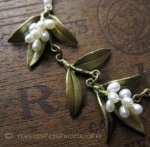 マイケルミショー 再販！ 真珠の花　ネックレス