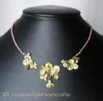 マイケルミショー ネックレス 真珠クローバー再販！