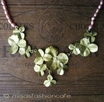 マイケルミショー ネックレス 真珠クローバー再販！