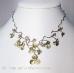 Michaudネックレス　再販！ 真珠　クローバー