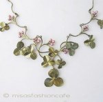 Michaudネックレス　再販！ 真珠　クローバー