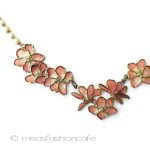 マイケルミショー　真珠 木蓮のお花　ネックレス