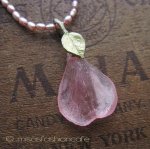 マイケルミショー ネックレス 　真珠　ローズ（ピンク）