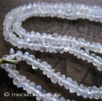 マイケルミショー ネックレス 　天然石　薔薇（ホワイト）