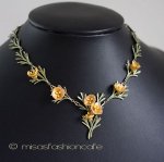 Michaudネックレス再販! 真珠 ポピーのお花