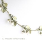 マイケルミショー 真珠の花ネックレス