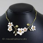 Michaud ネックレス 再販 真珠 梨のお花