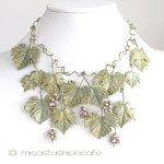 マイケルミショーネックレス 真珠の葡萄