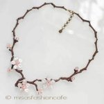 Michaud 桜の木ネックレス 真珠 ケシパール　再販！