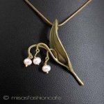 Michaud ネックレス 真珠のすずらん再販