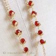 （画像用） Michaudネックレス　 　天然石カーネリアンの実