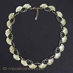 Michaudネックレス　 　イチョウの葉　再販！