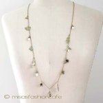 Michaudネックレス再販 真珠・天然石　どんぐり