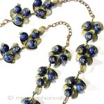 ミショー天然石ネックレス ラピスのブルーベリー