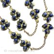 （画像用） ミショー天然石ネックレス ラピスのブルーベリー