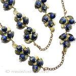 ミショー天然石ネックレス ラピスのブルーベリー