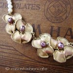 Michaud 真珠ネックレス ヒヤシンスの花　再販！