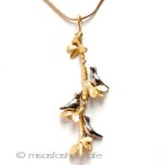 マイケルミショー　再販！ 24Kgp鳥　ネックレス