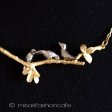 （画像用） マイケルミショー・ネックレス 24Kgp　鳥と小枝　