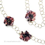 マイケルミショー　再販 真珠・お花ネックレス