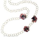 マイケルミショー　再販 真珠・お花ネックレス