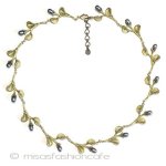 マイケルミショー　真珠 スミレの蕾　ネックレス