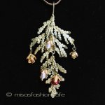 マイケルミショー　真珠 ヒノキ・杉　ネックレス