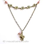 マイケルミショー　真珠 クローバー　ネックレス