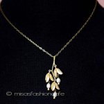 マイケルミショーネックレス 真珠　アーモンドの花