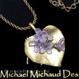 （画像用） マイケルミショー ライラック　ネックレス