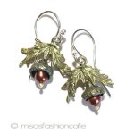 ピアス　または　クリップ 真珠のドングリ　再販！