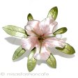 （画像用） ツツジ　ブローチ 真珠の花コサージュ