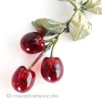 マイケルミショー再販 チェリー ネックレス