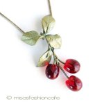 マイケルミショー再販 チェリー ネックレス