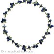 （画像用） ブルーベリー天然石ネックレス