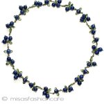 ブルーベリー天然石ネックレス