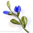 （画像用） インディゴの花ブローチ