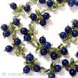 （画像用） ブルーベリー果実 天然石ネックレス