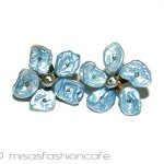 マイケルミショー すみれ ケシパール真珠ピアス