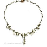 真珠の木の実ネックレス ボタニカルジュエリー