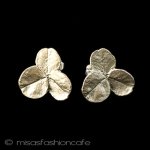 マイケルミショー三つ葉 クローバー・ピアス