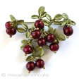 （画像用） 真珠ベリー　ブローチ パールのクランベリー