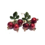 真珠ベリー　ピアス パールのクランベリー