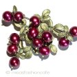 （画像用） マイケルミショーブローチ 真珠のクランベリー