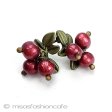 （画像用） 真珠ベリー　ピアス パールのクランベリー
