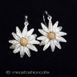 （画像用） ピアス　または　クリップ デイジーのお花　再販