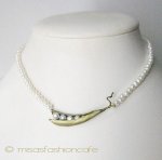 マイケルミショー 再販 真珠えんどう豆ネックレス